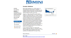 Desktop Screenshot of biminicapital.com